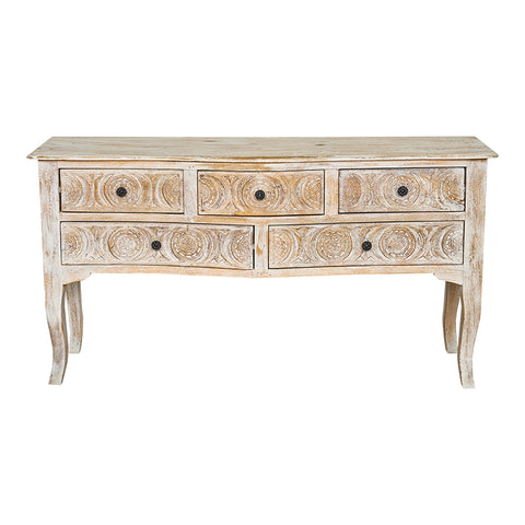 Mesa consola de madera Nil