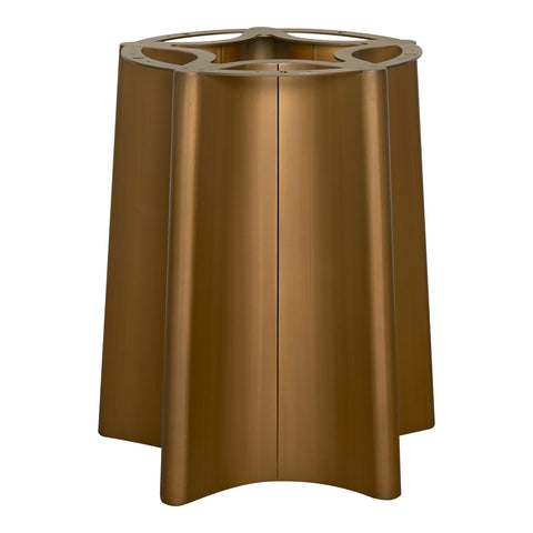 Mesa de comedor base Bronce tablero 130Ø Star