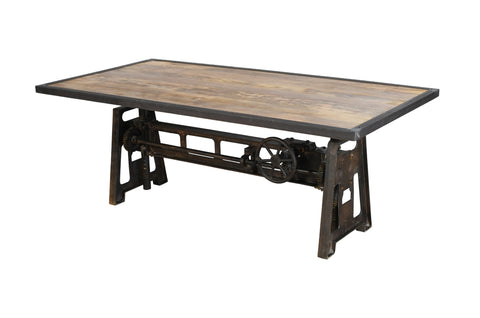 Mesa de comedor industrial elevable Iria