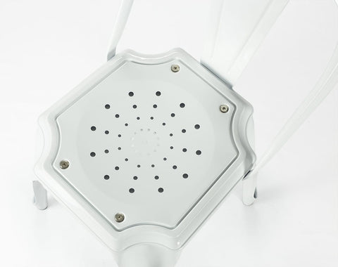 Silla metalica marais lix chair color Blanca