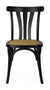 Compre la silla de comedor de madera de ratán natural Vera-Negro
