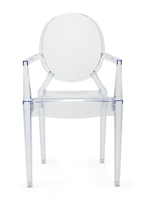 Silla de comedor transparente