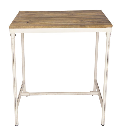 Mesa de comedor madera y acero Prut