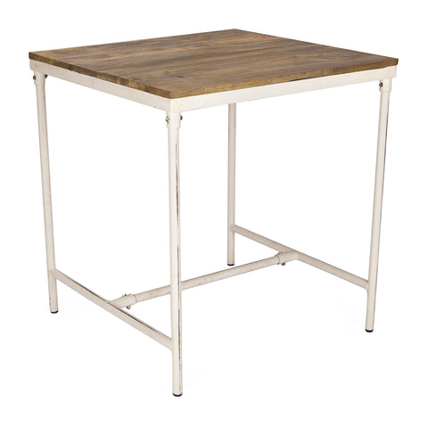 Mesa de comedor madera y acero Prut