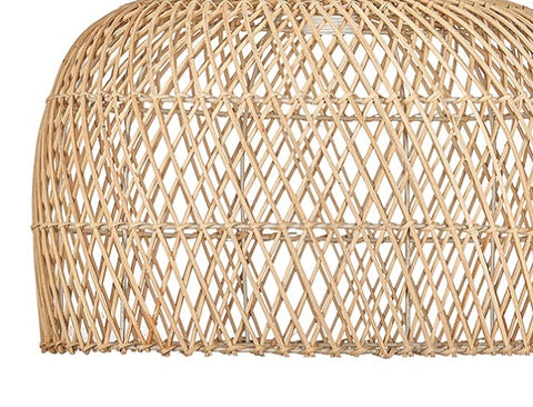 Lámpara de techo rattán natural trenzado Didier 39cms