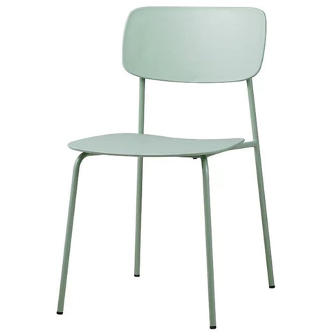 Silla de comedor pp y acero Helga verde