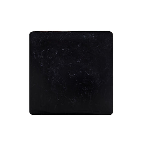Mesa comedor base Vidal alta tapa mármol negro 60x60