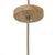 Lámpara de techo bambú natural trenzado Soleil 50cms