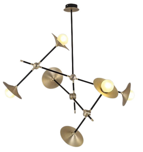 Lámpara Colgante Diseño 6 Esferas Liuba