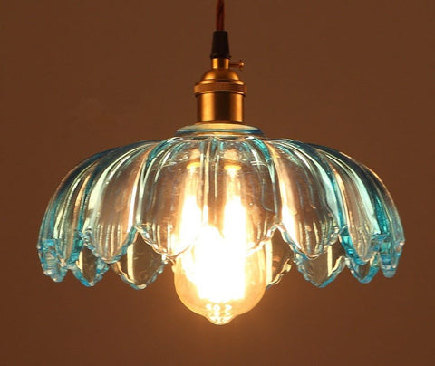 Lámpara de techo vintage cristal Past