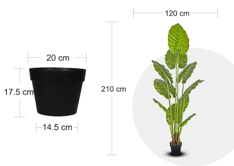 Planta artificial Alocasia tree altura 210 | Decosillas – decosillas-store