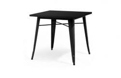 Mesa de comedor industrial cuadrada 85 x 85 cm  Rolix