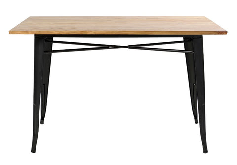 Mesa de comedor lix rectangular madera natural