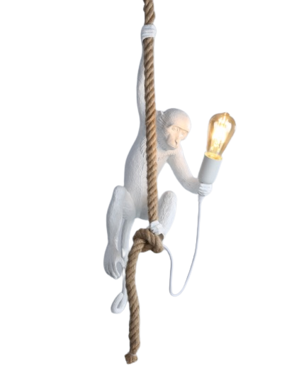 Lámpara Colgante con Cuerda Mono
