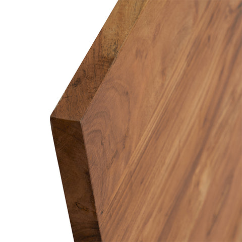 Tablero de mesa de madera cuadrado de acacia Diper 80X80