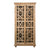 Vitrina de madera vintage con puertas acristaladas Manao