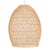 Lámpara de techo bambú natural trenzado Soleil 70cms