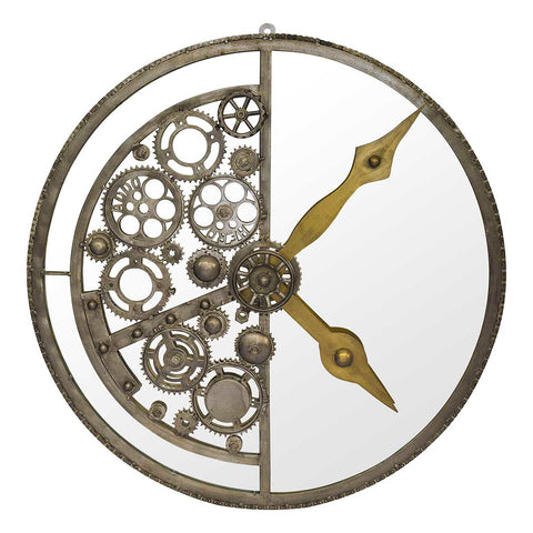 Reloj decorativo con espejo Vintage