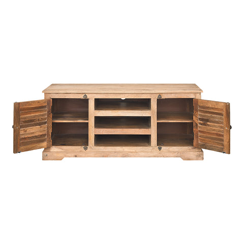 Mueble de televisión de madera de mango Curtis