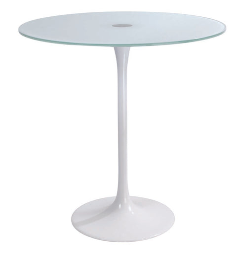 Mesa cristal Tulip Table 90 cm