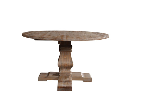 Mesa de comedor colonial madera de pino 120 Cleofé