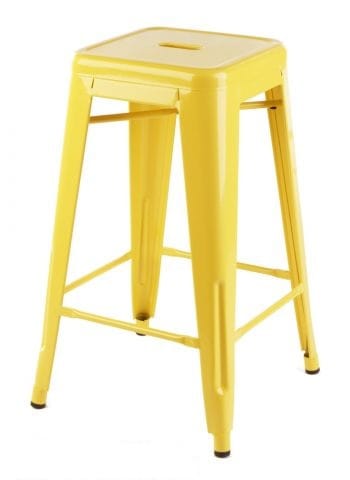 Taburete de bar  industrial Rolix 75 cm colores