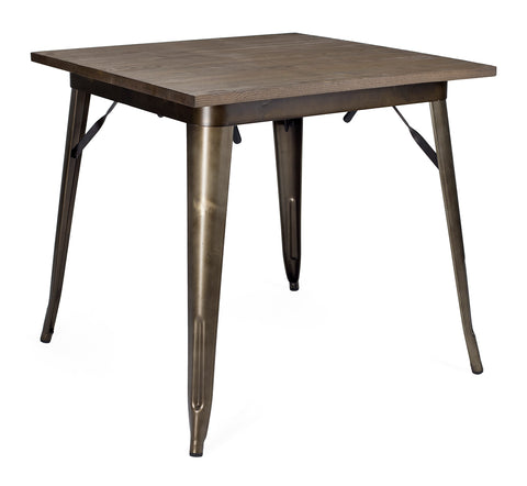Mesa de comedor lix baja plegable marron